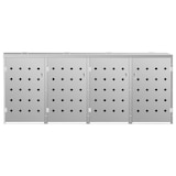 thumbnail of vidaXL Mülltonnenbox für 4 Tonnen 240 L Edelstahl