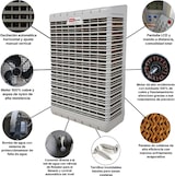 thumbnail of PARS EcoTech Climatizador evaporativo a pared ECOwall-6000, caudal de 6.000m3/h REALES + lámpara UV