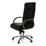 thumbnail of Bürostuhl / Chefsessel XXL F 400 Leder schwarz hjh OFFICE