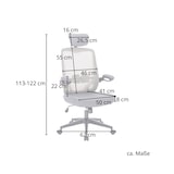 thumbnail of SVITA SAM - Ergonomisch verstellbarer Bürostuhl in Grau