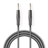 thumbnail of Nedis Stereo-Audiokabel - 6.35 mm Stecker - 6.35 mm Stecker - Vernickelt - 1.50 m - Rund - Dunkelgrau - Kartonhülle