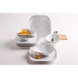 thumbnail of KAHLA 150625A90015C Elixyr Tafelservice 12tlg. |eckiges Geschirrset füt 6 Personen aus Porzellan