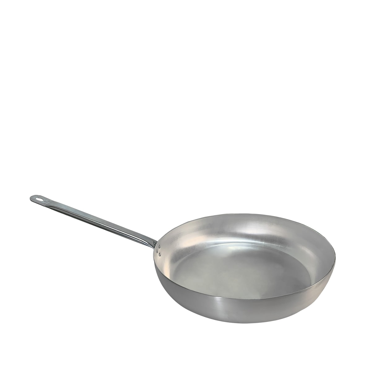 Sartén para cocinas de gas y eléctricas, 36 cm, aluminio, mango de metal, grosor 1,5-2 mm, fabricada en Italia