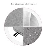 thumbnail of Sacoche Ordinateur Portable 13.3 Pouces Protection Choc Poussière Gris Foncé Rose 2 YONIS