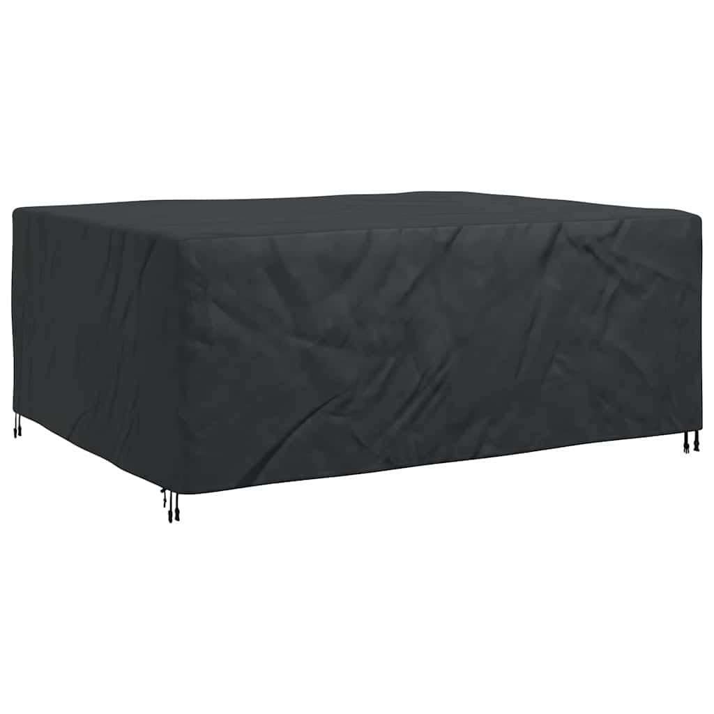 vidaXL Hoes voor tuinmeubelen Zwart 220 x 190 x 85 cm 600D