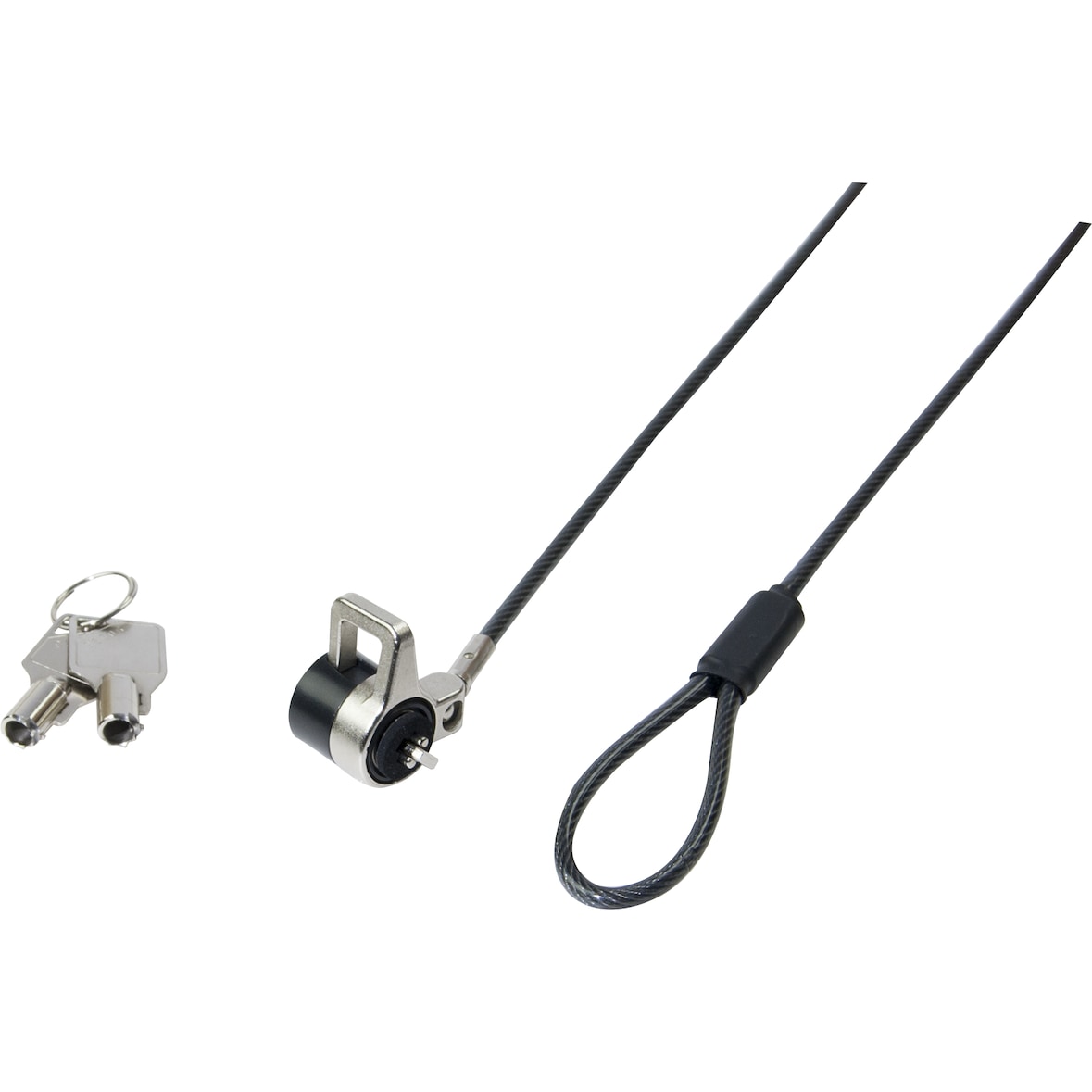 DACOMEX Antivol K-Lock pour pc portable avec passe câble securisé