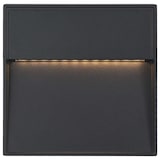 thumbnail of vidaXL Außenwandleuchten 2 Stk. LED 3W Schwarz Quadratisch