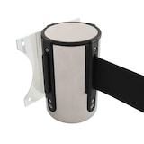 thumbnail of Enrouleur mural chromé sangle noire 5 m