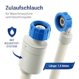 thumbnail of VIOKS Zulaufschlauch 1,5 m 3/4" Aquastop Schlauch für Spül- Waschmaschine