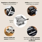 thumbnail of Marcato Atlas 150 Nera, macchina pasta, lasagne, fettuccine, tagliolini