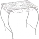 thumbnail of Mesa de jardim Zarina branco antigo.