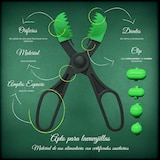 thumbnail of La Croquetera - Utensilio Mulituso con 4 Moldes intercambiables de Plástico para Croquetas Verde