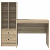 thumbnail of vidaXL Schreibtisch mit Schubladen 2 pcs Sonoma-Eiche