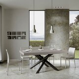 thumbnail of Ausziehtisch 200/304x90 cm Volantis Premium Kaschmir Beine anthrazit
