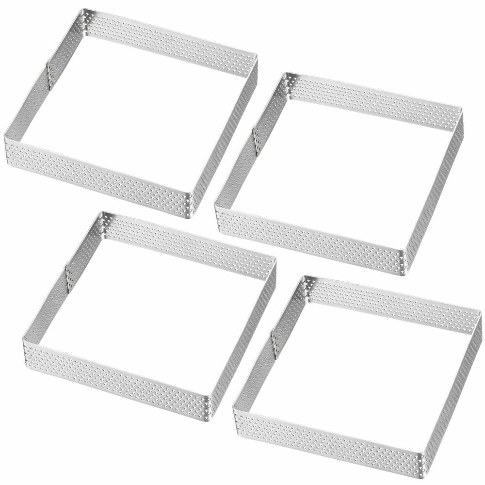 Westmark 4 Tartelette-Rahmen, quadratisch, 10 x 10 cm, 341222E3