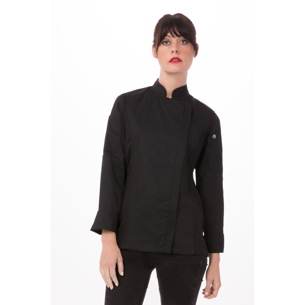 Chef Works® HARTFORD Damenkochjacke der Essential Collection - COOL VENT BCWLZ005 Schwarz XXL