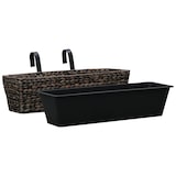 thumbnail of vidaXL Plantenbakken 2 st waterhyacint bruin