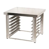 thumbnail of Mesa Industrial Para Horno De Acero Inoxidable Aisi 304 Con Guias Para Almacenamiento 1250X750X700Mm