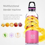 thumbnail of Petit Mixeur Smoothie Milkshake Blender Portable Jus de Fruit 500ml USB Rose YONIS