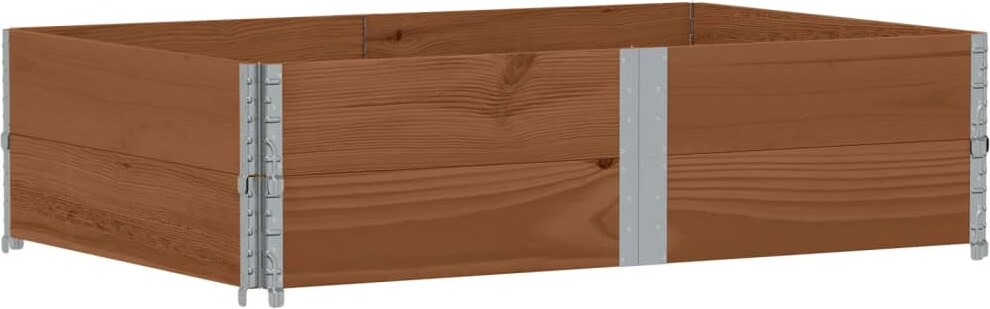 vidaXL Pflanzkasten Braun 150x100 cm Massivholz Kiefer