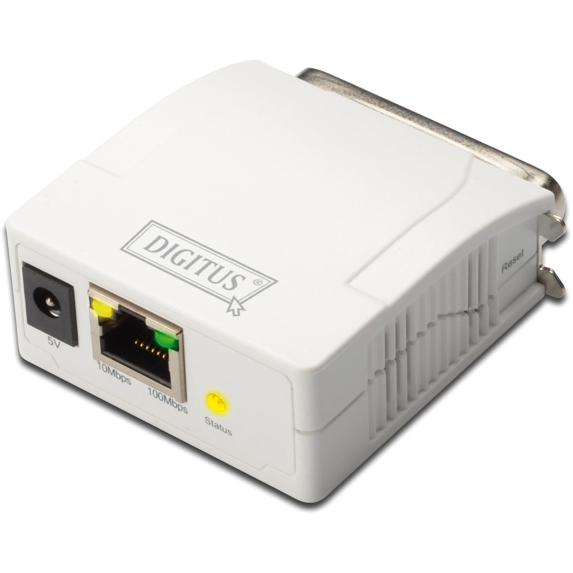 DIGITUS Fast Ethernet Print Server 1x RJ45 1x DB-36 Centronics