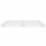 thumbnail of vidaXL Palettenbett Weiß 200x200 cm Massivholz Kiefer