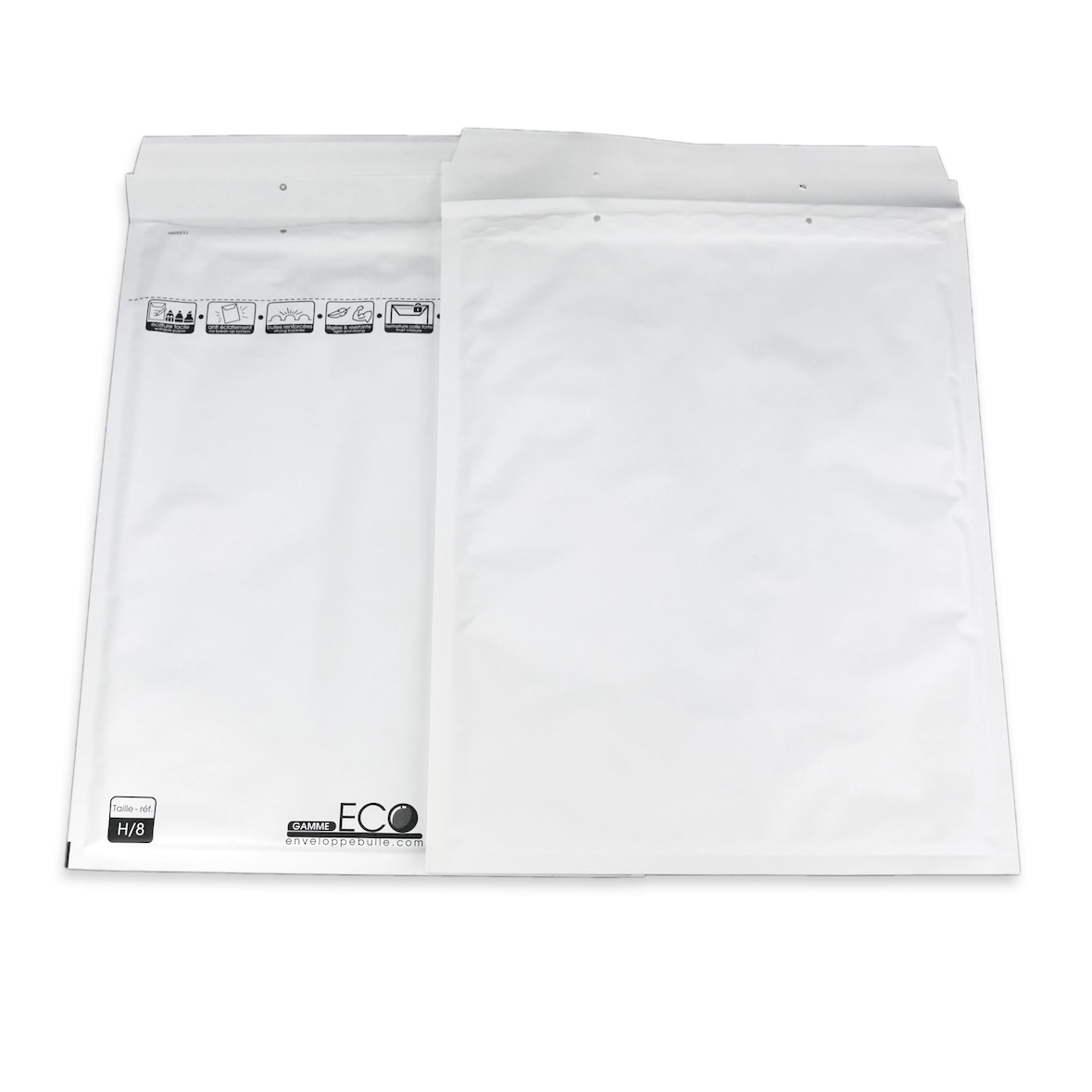 Lot de 100 Enveloppes à bulles ECO H/8 format 270x360 mm