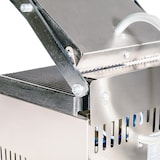 thumbnail of Romux® Grelhador de Contato Elétrico de 26 cm de Bancada em Aço Inox com Superfície Dupla Ranhurada | Grelhador Profissional 300° - 1300 W