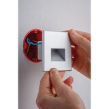 thumbnail of Paulmann Encastré mural LED Edge Quadro  carré 80x80mm  1,2W 50lm 230V  2700K Chrome mat 99495