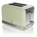 thumbnail of SWAN STP7050GNEU Retro Set Frühstück, Wasserkocher 1,8L Kabellos, 2 Breitschlitz-Toaster, Vintage, Grün, 850W