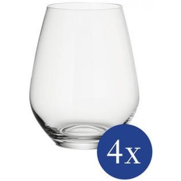 Villeroy & Boch Ovid Wasserglas Set 4tlg. je 10,9cm 420ml