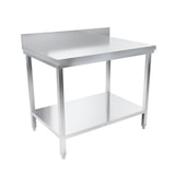 thumbnail of METRO Professional Werktafel GWTS4107B, roestvrij staal, 100 x 70 x 85 cm, met achterwand