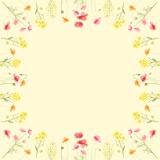 thumbnail of Duni Dunisilk®-Mitteldecke 84 x 84 cm Poppy Field, 100 Stk/Krt (5 x 20 Stk)