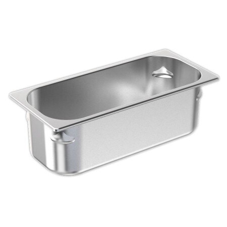 Bac Glacier inox AISI 304 - 360 x 165 hauteur 120 mm Anti Encastrement - Gastroland