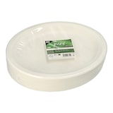 thumbnail of PAPSTAR 500 Teller, Zuckerrohr "pure" oval 32 cm x 25,5 cm x 2 cm weiss (89742, 10x50 Stück)