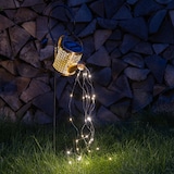 thumbnail of LED Solar Giesskanne Gartenlichterkette, Metall