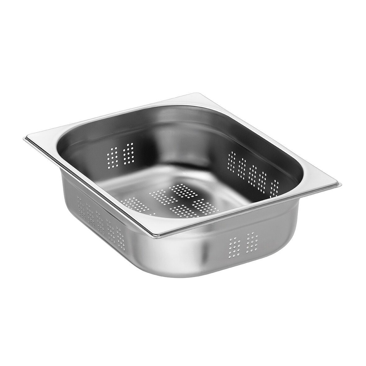 Gastro GN 1/2 Perfurado Aço Inox - Profundidade 100 mm - 6,5 L - Fornecido por Resto