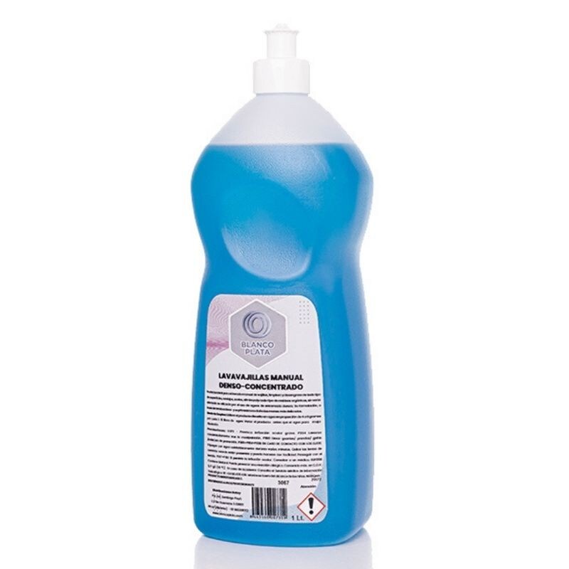Lavavajillas Manual Blancoplata Ultraconcentrado para todo tipo de aguas, aroma limón (1 Litro)