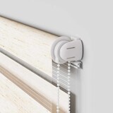 thumbnail of vidaXL Doppelrollo Marmorbeige 155x100cm Stoffbreite 150,9 cm Polyester