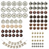 thumbnail of HOMCOM Árvore de Natal Artificial com 150 Luzes LED 650 Ramos e 100 Decorações para Interior Aço Ø106x180 cm Verde