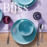 thumbnail of James Cooke Geschirrset Bliss Stoneware 6-Personen 24-teilig in Blau