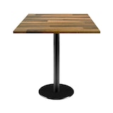 thumbnail of Restootab - Mesa 70x70cm - Modelo Roma em madeira de nogueira laminada