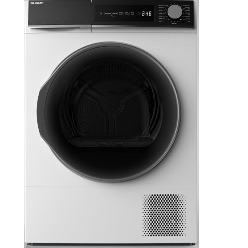 Sharp KD-NHH8S8GW3 Wäschetrockner Freistehend Frontlader 8 kg Weiß