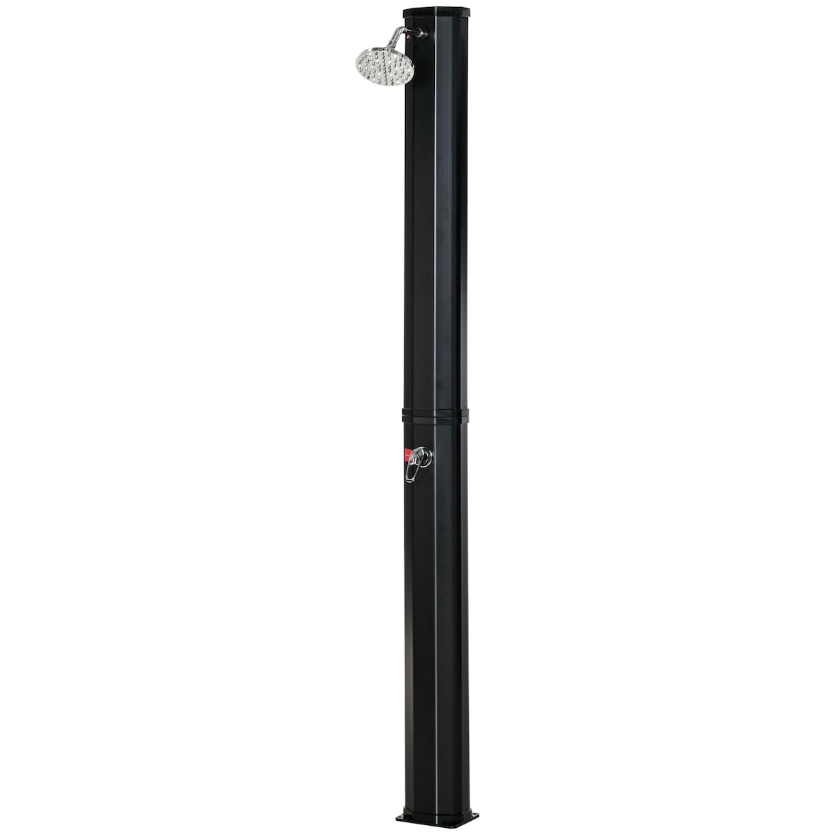 Outsunny Doccia Solare Riscaldata 55° Serbatoio 35 Litri
