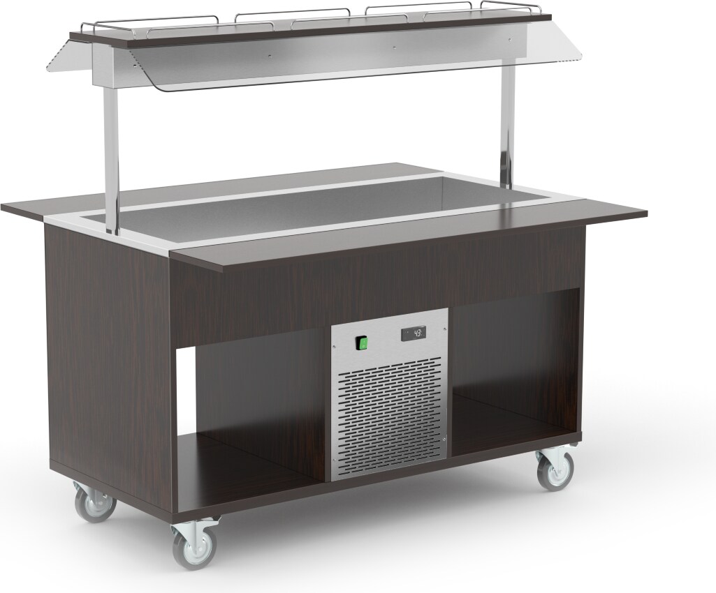 Mobiltherm Kaltbuffet 405204-W, Modell Palma 4K, 4 x 1/1 GN, fahrbar