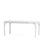thumbnail of Table de jardin extensible 180/240x90 cm,structure en acier,plateau effet bois,10 personnes,pour jardin ou terrasse - THOMAS XL - Blanc