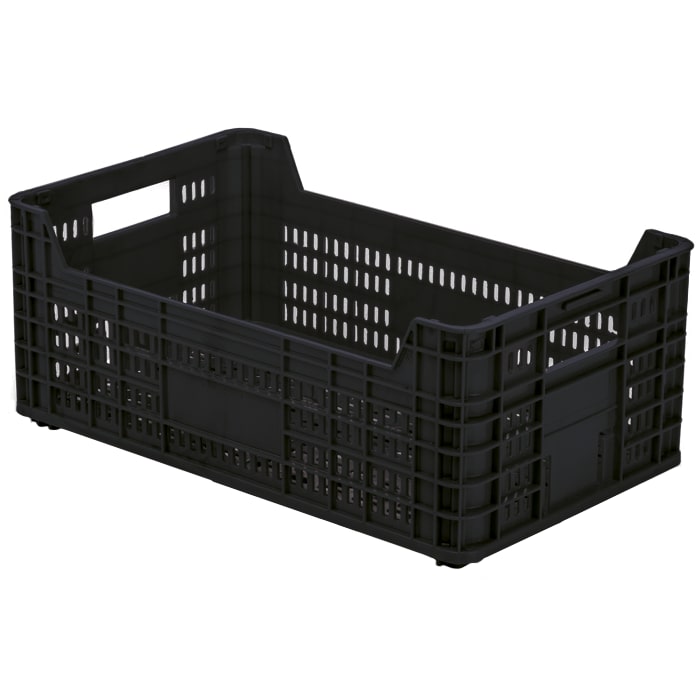 Cesta de alimentos preta