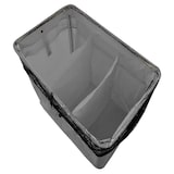 thumbnail of Oreste Luchetta Cesto GRANT B X3 biancheria grigio 3 sacche ruote maniglie etichette H57 L55 P36