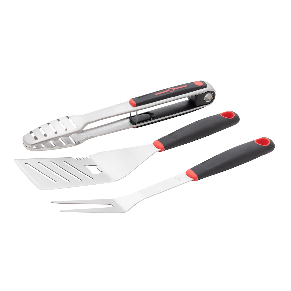 Casa Collection set 3 pezzi utensili per barbeque: 1 spatola,1 forchettone e 1 pinza