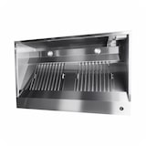 thumbnail of Edelstahl Wandhaube / Dunstabzugshaube Kastenform Pro mit Flammschutzfilter 350 x 95 cm